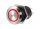 FLAT S.S. switch (ON)-OFF 24 V red #OS1421514