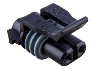 Plastic watertight connector female 2 poles #OS1423530