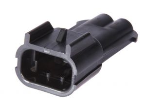 Plastic watertight connector male 2 poles #OS1423540