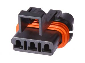 Plastic watertight connector female 3 poles #OS1423550