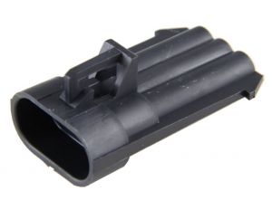 Plastic watertight connector male 3 poles #OS1423560