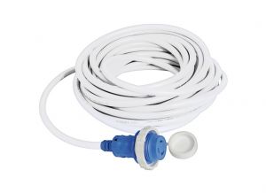 Pre-mounted cap + cable white 10 m 16 A #OS1433451