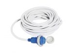 Pre-mounted cap + cable white 15 m 16 A #OS1433456