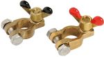 Pair of bronze battery clips #N51420001131