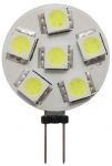 Lampadina 12/24V 1,2W 2700K 6LED G4 Ø 24mm attacco laterale #OS1445005