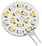 Lampadina G4 16 LED colore Bianco/Blu 24V 1,6/0,8W 3000K #OS1445032