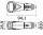 Plug with USB connection 1A 12/24V #OS1451710