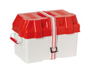 Battery box white/red moplen 100 A #OS1454601