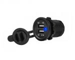 Dual USB socket 1A + 2.1A outputs #OS1465103