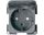 Schuko bipolar electrical socket Dark Grey #OS1465302