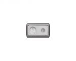 Double screw cover dark grey #OS1465503