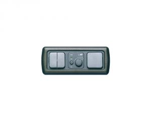 Triple screw cover dark grey #OS1465504