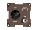 TV-antenna socket brown #OS1466201