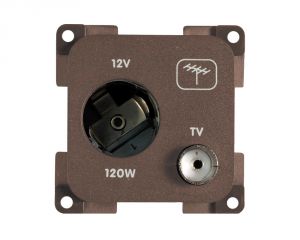 TV-antenna socket brown #OS1466201