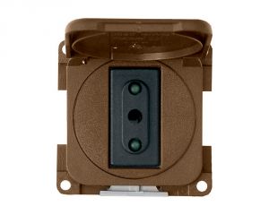 Bipolar earth plug brown #OS1466301