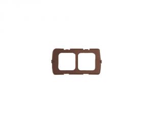 Supporto doppio marrone 14.668.02#PZ