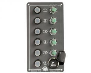 Elite control panel 5 switches + lighter plug #OS1470500