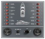 Control panel thermo-magnetic switches powerboat #OS1480900