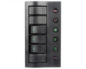PCP Compact electric panel w/6 switches #OS1486006