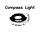 Aluminuim plate Compass light #OS1491616
