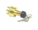 Watertight ignition key 4 positions brass #OS1491832