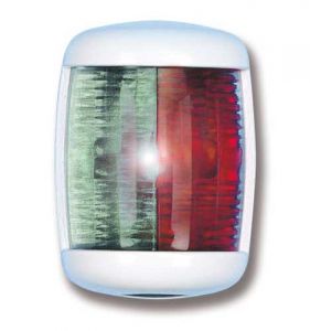 Luce di via Serie Mini Star 225° Combinato Corpo Bianco Vetro Rosso - Verde 12V #N5202512734