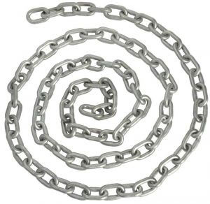 Galvanized 316 DIN766 chain Ø10mm 15x30mm Sold by meter #N10001510072