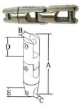 Roll connector with double joint Chain 10/12mm #N12401828976