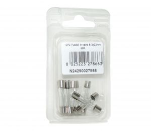 Kit 10 Fusibili in vetro 20A 6.3x32mm per strumentazione #N24290027866