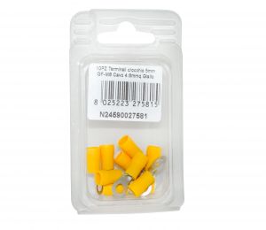 Terminale Giallo con occhio per Cavo in rame 4:6mmq GF-M5 10PZ #N24590027581