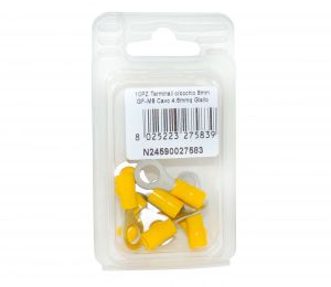 Terminale Giallo con occhio per Cavo in rame 4:6mmq GF-M8 10PZ #N24590027583