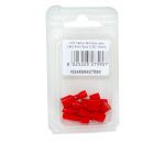 Faston red female connector Tab 2,8X0,5mm Cable 0,25:1,5sqmm 10pcs #N24599927590