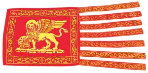 Bandiera in stamigna S.Marco Venezia 12x24cm #N30112503700
