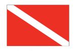 Bandiera in stamigna - Segnalazione SUB - 20x30cm #N30112503760