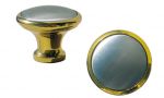 AISI 316 stainless steel and brass Knob #N60341542700