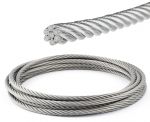 Stainless steel 133-strand wire rope Ø6mm Sold by the metre #N61344010514
