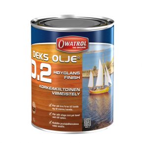 Owatrol Deks Olje D.2 High Gloss Oil Varnish 1Lt #N733455COL601