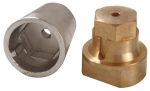 Anodo di Zinco ad Ogiva con zinco esagonale per Asse elica 55mm #N80605430157