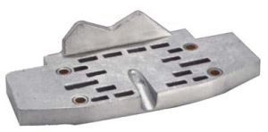Zinc anode for intermediate mounting on in-outboards OMC G SERIE 100-245 HP #N80607130501