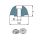 Anodo di zinco J-PROP per elica Ø90xh37mm 978gr #N80607930412
