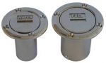 Chromed brass Fuel filler cap flush 50mm #N81335500332
