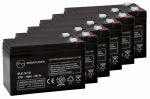 Kit 6pz Batteria AGM 12V 7.2Ah Impianti Lampioni Fotovoltaici #N51120050900-6