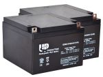 Kit 2pz Batteria AGM 12V 24Ah C10 UPS Impianti Fotovoltaici #N51120050915-2