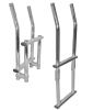 GREAT SALE Stainless Steel Folding Ladder 71x26.5cm with 2 Steps #N30810111071