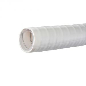 White sanitary Anti-odour Hose Ø38mm 1-1/2" Sold by meter #N41736312119