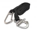 Fastening belt with two snap hooks h25mm 2mt Breaking load 2000kg #N90683708451