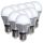 Lampadina a LED 5W AC85-265V 180° E27 4500K Naturale 375Lm Min 10PZ N50227561006-10