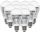 Lampadina LED 7W AC85-265V E27 180° 4500K Naturale 553Lm Min 10Pz #N50227561156-10