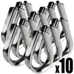 Kit 100 pezzi Redancia in acciaio inox per cima da 6 mm #N11042800005-100