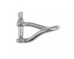Set 10 pieces of Stainless steel twisted shackle with screw-lock - Pin 10 mm #N61641100474-10